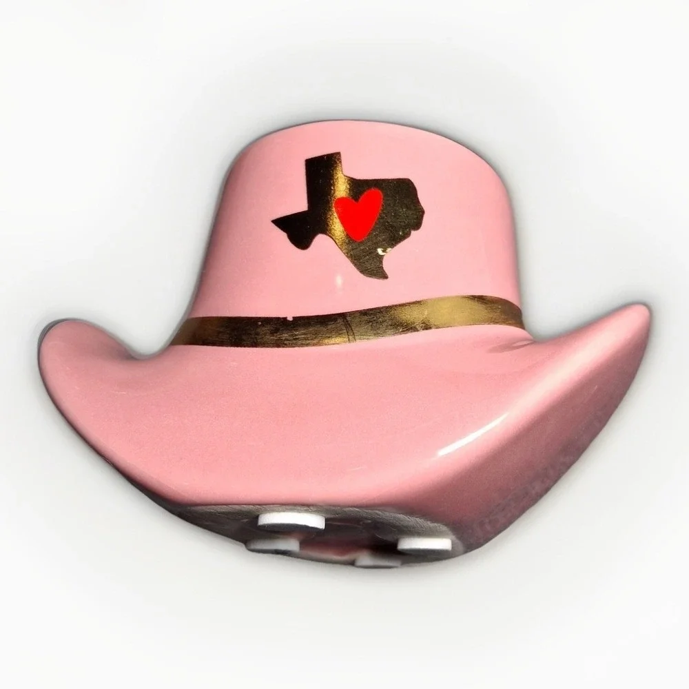 Destination Holiday Cowboy Boot Cookie Jar Salt Pepper Shaker Texas Hat Set 4pc